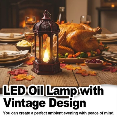 Linterna LED a batería para velas mesa luz nocturna lámpara colgante iluminación de fiesta Foto 1 de 4