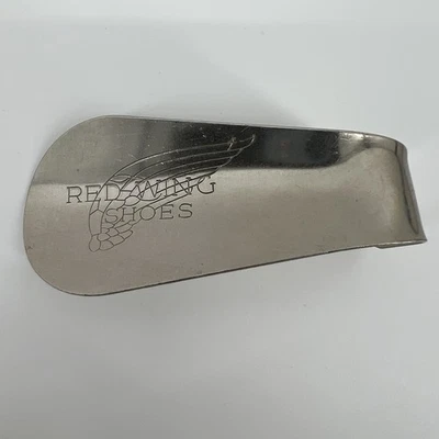 Vintage Red Wing Shoes Steel Shoe Horn Advertising Boot Promotional 3.5” - Image 1 of 4