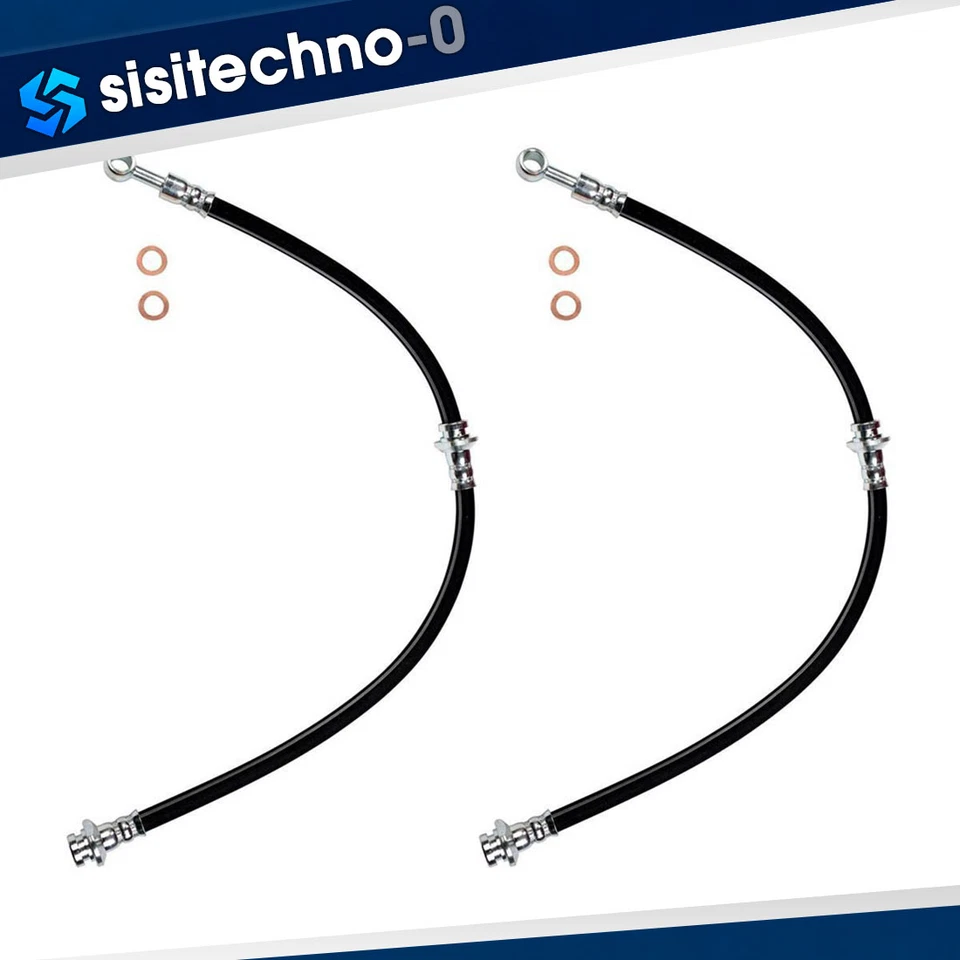 Manguera hidráulica de freno delantero Sunsong para 1997 1998 1999 2000 Infiniti QX4 3,3 L Foto 1 de 2