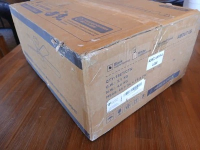 Addlon 5 Blade Ceiling Fan with Lights, 42 Inch Remote Black Wood Grain - Image 1 of 4