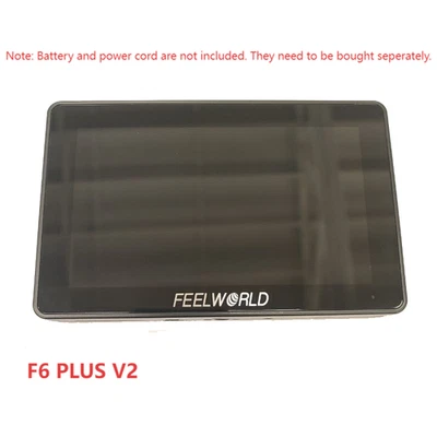 FEELWORLD F6 PLUS V2 6 inch Camera Field Monitor Touch LCD 4K HDMI LUT - Image 1 of 4
