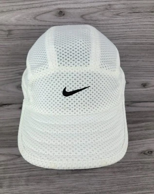 Nike Tailwind Hat Cap White Swoosh Mesh VTG 2000 y2k Dri-Fit Eminem - Image 1 of 4