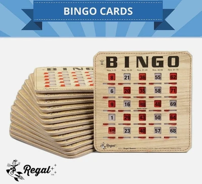 50-Pack Bingo Cards Stitched Reusable Shutter Slide with Clear Slider Light Lot - Image 1 of 4