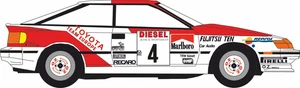 DECAL J.KANKKUNEN R.SANREMO 1989 5th (01) - Picture 1 of 1