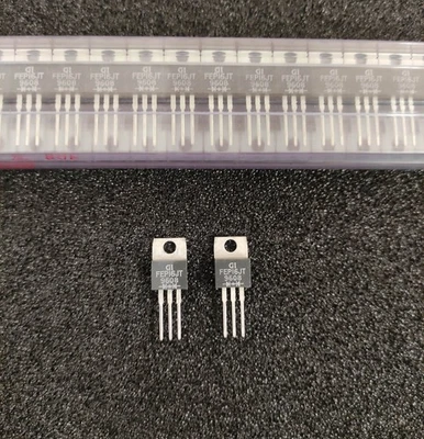 2 Stück/pcs - FEP16JT - TO220 GI Dual Ultrafast Rectifier Diode 16A 600V - Bild 1 von 2