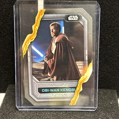 Obi-Wan Kenboi 2023 Topps Star Wars #LS-4 Lightsaber Die Cut Rare Card Mint - Image 1 of 2