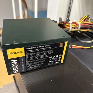 ANTEC EA-650 Green 80+ Bronze ATX Power Supply Earthwatts  650W tested - Picture 1 of 3