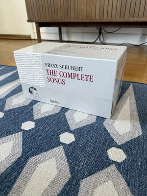 Franz Schubert Graham Johnson The Complete Songs 40 CD Hyperion Box Set + Book Foto 1 de 4