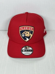 New Era Florida Panthers NHL 9FIFTY Marco A Snapback Gorra Gorra Roja NUEVO - Imagen 1 de 5
