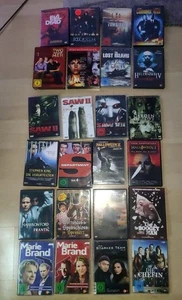 DVD Sammlung konvolut Horror Krimi 22 Einzelne DVDs und 2 Boxen auch FSK 18 - Bild 1 von 1