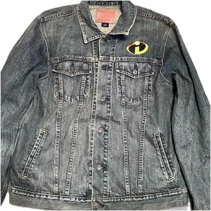 Official Disney Pixar The Incredibles Jean Jacket By The Gap Studio Large Nice! - Picture 1 of 8