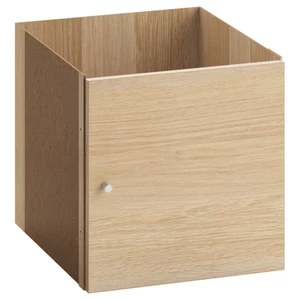 Ikea KALLAX Inserto con Porta - Effetto Rovere Tinto Bianco, 13x13" | Portaoggetti Nascosto - Foto 1 di 3