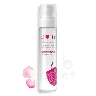Plum Bulgarian Valley Rose Water Face Toner | for Oily Acne Prone Dry Combinatio - Image 1 of 4