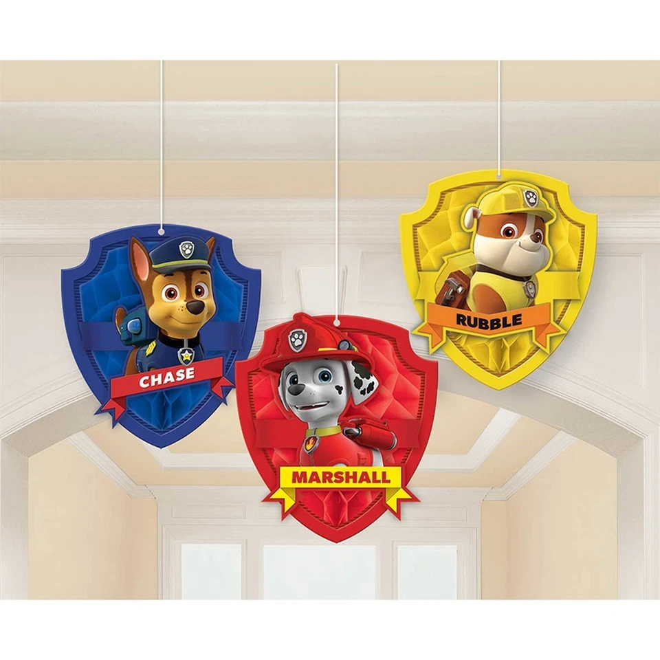 Decoraciones de panal Paw Patrol (3) Foto 1 de 1