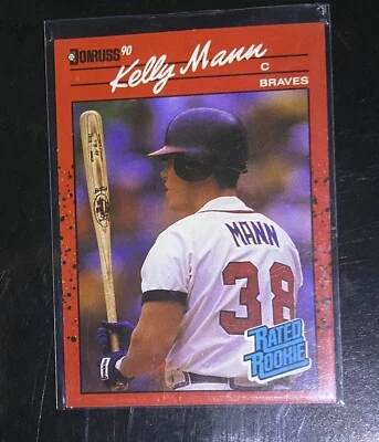 1990 Donruss - Rated Rookie #46 Kelly Mann (RC) - Image 1 of 2