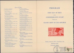 US 1949 985 GRAND ARMY OF THE REPUBLIC CEREMONY PROGRAM - Picture 1 of 2
