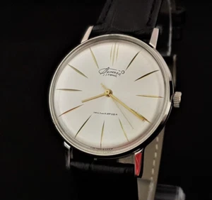 Watch USSR Poljot Vimpel De Luxe ULTRA SLIM Vintage Mechanical Wristwatch 2209 - Picture 1 of 12
