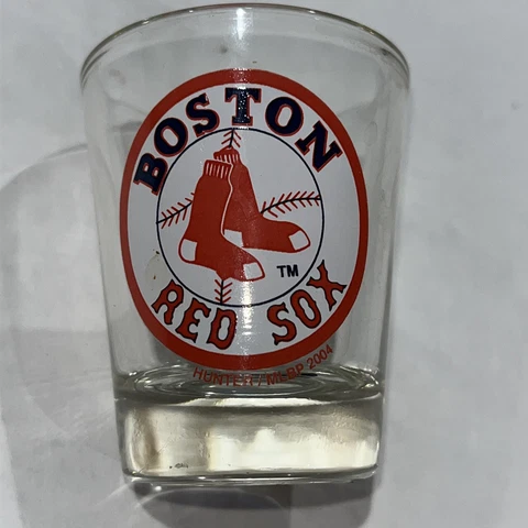 Boston Red Sox shot glass- MLB- NEW- Baseball Cover