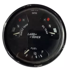 Land Rover Series - Smiths Temp Fuel Guage With Oil Temp and Water Temp - Picture 1 of 2
