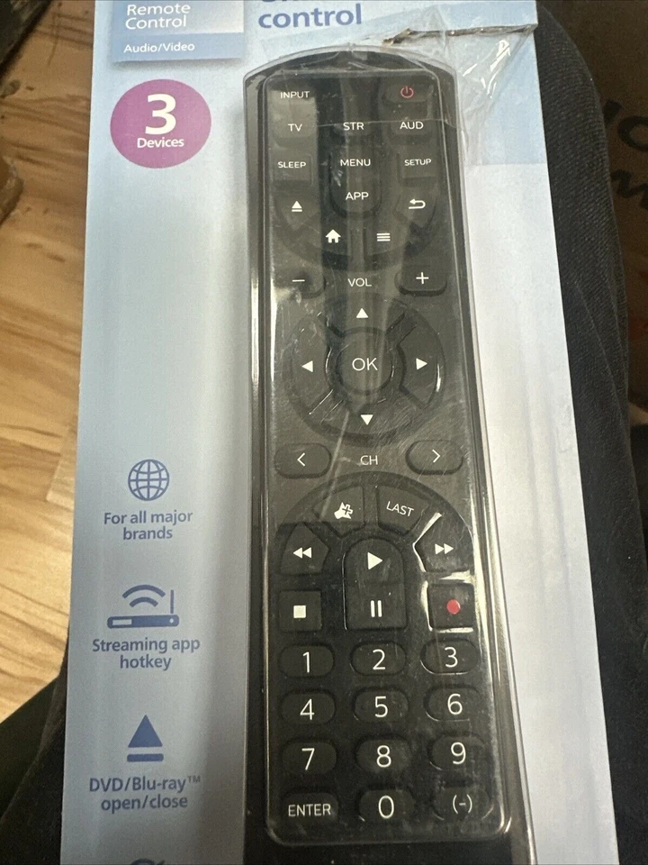Philips Universal Remote Control For All Major Brands 3-Device Configuration - Image 1 of 1