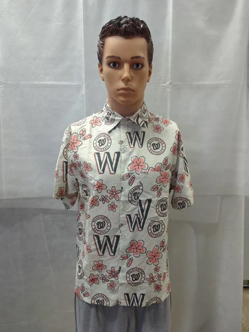 Washington Nationals Cherry Blossom Hawaiian Shirt S MLB Cover