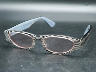 Anteojos con marco de ojo de gato francés vintage años 60 lectura de colección Foto 1 de 3