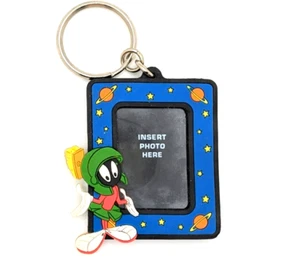 VTG Marvin Martian Vinyl Photo Frame Keychain Looney Tunes Applause 1998 90s y2k - Picture 1 of 3