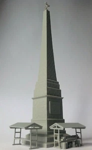 Modellbahn Outdoor Marktgebäude und Obelisk OO Spur 1,76 - Bild 1 von 7