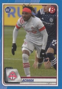 2020 Topps Bowman MLS #35 Toronto FC Achara Rookie RC Blue 122/150