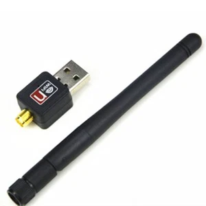 PC 802.11n/g/b Mini Wireless Wiht Computer Dongle Adapter Wifi USB Antenna - Photo 1/4