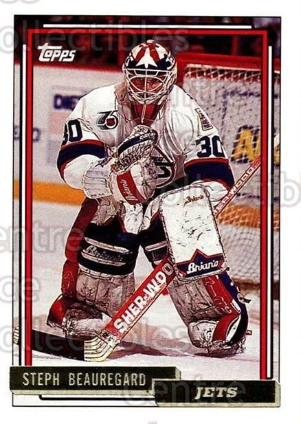 1992-93 Topps Gold #62 Stephane Beauregard - Image 1 of 1