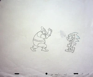 Adventures of Sonic the Hedgehog 1992 Animation Production Pencil DIC - Picture 1 of 2