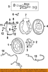 CHRYSLER OEM 09-17 Compass Rear Suspension Brake Components-Lever 5191304AA - Picture 1 of 1