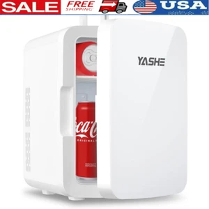 10L Mini Fridge Small Thermoelectric Cooler Warmer Skincare Drinks Office Car US - Picture 1 of 8