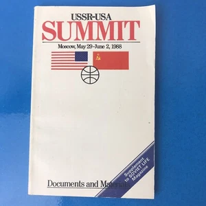 USSR-USA Summit Moscow May-June 1988 - Bild 1 von 5