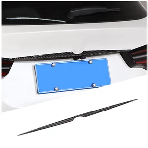 Marcador trasero exterior de fibra de carbono borde de pegatina para BMW X3 2018-2022 - Imagen 1 de 11