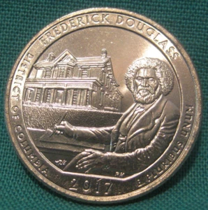 2017 - D Washington 25c - ATB Serie - Frederick Douglass - Auswahl Stempelglanz - #402-37 - Bild 1 von 2