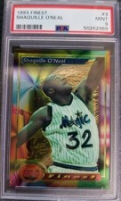 1993 FINEST #3 SHAQUILLE O'NEAL PSA 9