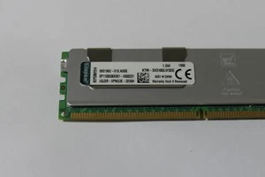 Kingston 128GB = 4x 32GB 4RX4 PC3L-8500 1066MHz 240Pin ECC REG Server Memory - Picture 1 of 2