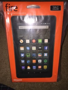 Amazon Fire Tablet 7" Display, 8 GB, Black (Generation - 5th) New In Box!! - Picture 1 of 7