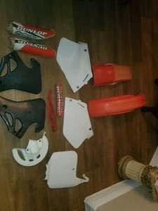 1997 HONDA CR125R PLASTICS BODY KIT FENDERS FAIRINGS COWLS 19071-KZ4-B00ZA - Picture 1 of 8