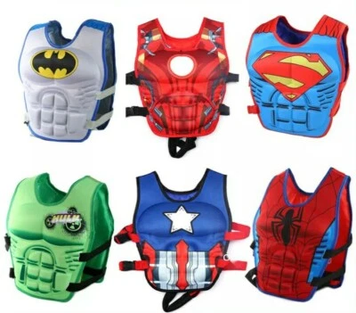 Avengers Gilet sauvetage enfant super hero flotteur taille et  modèle au choix  - Photo 1/4