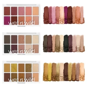Wet N Wild Color Icon 10 Pan Eyeshadow Palette (Matte, Satin, Shimmer, Metallic) - Picture 1 of 4