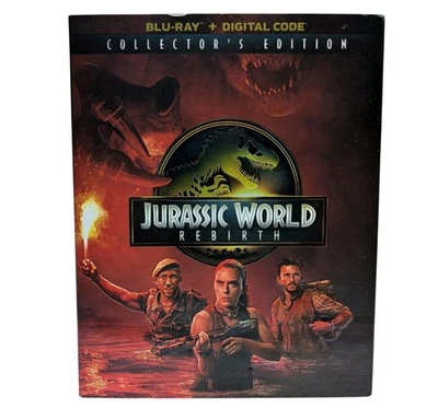 Jurassic World Rebirth - Collector's Edition (Blu-ray 2025) No Digital Code - Image 1 of 4