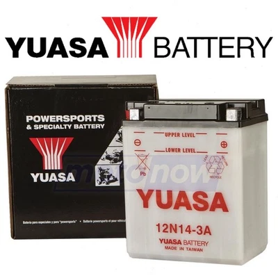 Yuasa Conventional 12V Battery for 1977-1979 Yamaha XS750 - Electrical ac - Изображение 1 из 4