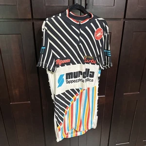Vintage Murella Tappezzeria Radfahren Bike Trikot Racing Shirt Herren Größe X-Large - Bild 1 von 11