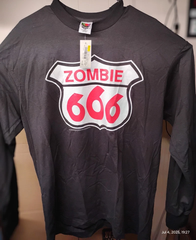 Camiseta MUY RARA/DIFÍCIL DE ENCONTRAR/De colección '96 Freakazoid Heaven 88 Zombie 666 Rd Sign/Nueva/Nueva Foto 1 de 4