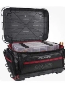 PLANO  fishing box waterproof  large main compartment for organizer,   - Picture 1 of 9