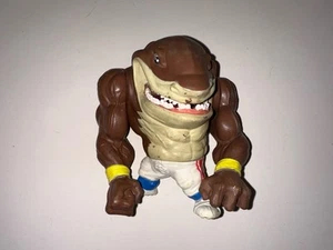 Vintage 1994 Street Sharks Big Slammu Figur White Pants Street Wise - Bild 1 von 4