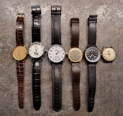 6x HAU Armbanduhren Automatik Dugena, Lucerne usw. aus Nachlass: #ST/SE71 - Bild 1 von 4